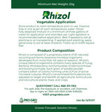 Rhizol Vegetable - Dissolvable Microbial Soil Inoculent