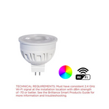 Brilliance - Chameleon MR16 WiFi LED Bulb - MR16-CHM-6-RGBW-38