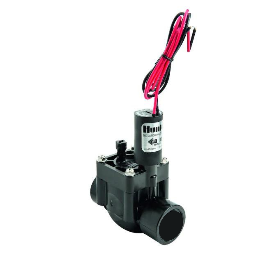 Hunter - PGV-100-GS-DC - 1'' Plastic Globe Valve w/ DC Latching Solenoid (Slip x Slip)